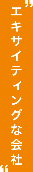 エキサイティングな会社